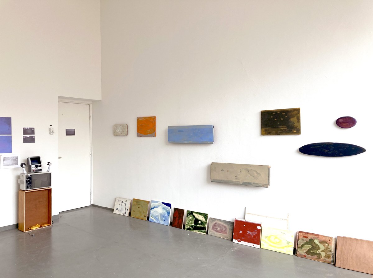 Atelier Caroline Sarneel in de Jan van Eyck Academie, 2023. Courtesy van de kunstenaar