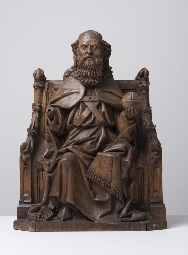 Tronende God de Vader