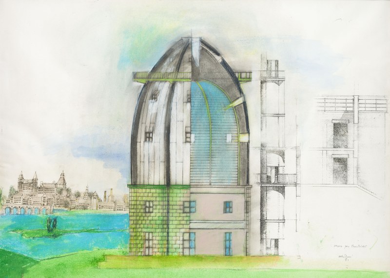 Ontwerp Bonnefantenmuseum: "Studio per Maastricht"