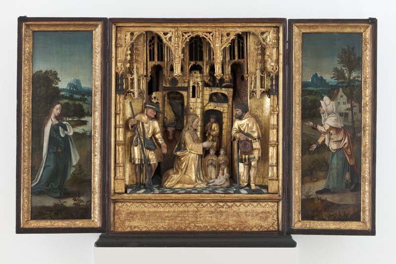 Huisretabel met de Aanbidding der Herders